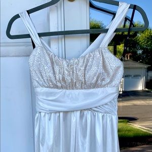 White Mini Formal Dress
